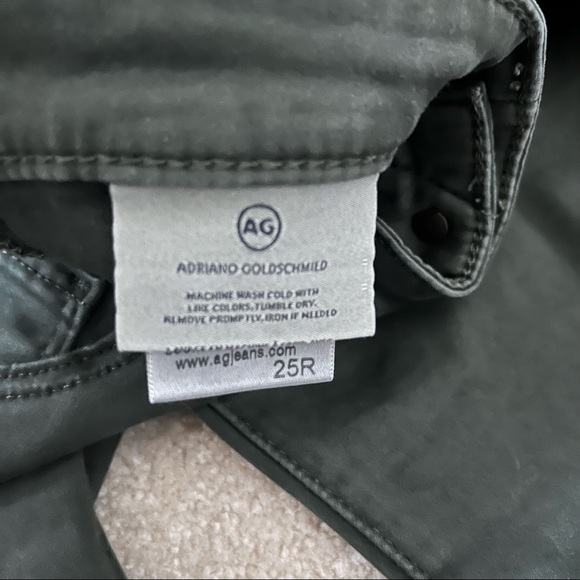AG Adriano Goldschmied Skinny Legging Womens 25R Green Modal Blend Soft - Picture 6 of 11